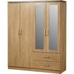 4. Four-Door Wardrobe